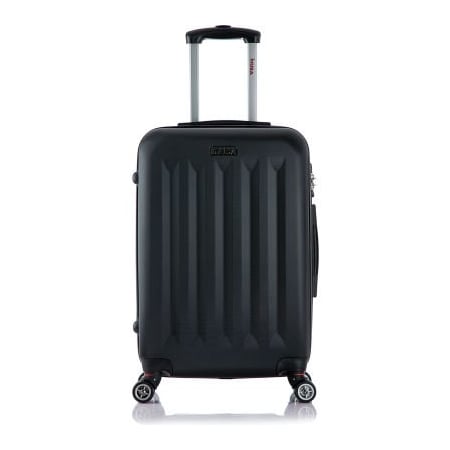 Rta Products Llc Philadelphia Lightweight Hardside Luggage Spinner 23", Black IUPHI00M-BLK
